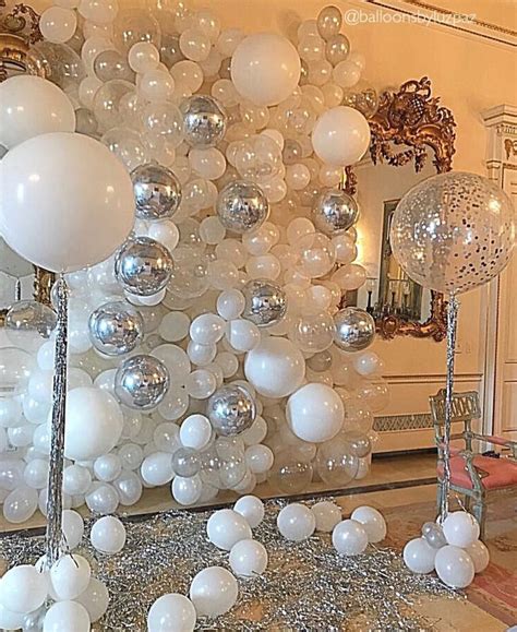 birthday decorations silver|silver and white party ideas.